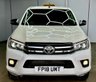 USED 2018 18 TOYOTA HI-LUX 2.4 D-4D Invincible Pickup Double Cab 4dr Diesel Manual 4WD Euro 6 (s/s) (TSS, 3.5t) (150 ps) F/S/H-REV CAM-SAT NAV-1 OWNER