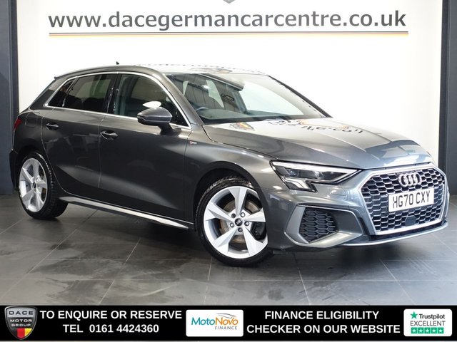 2021 A3 1.0 TFSI 30 S LINE SPORTBACK 5DR PETROL MANUAL EURO 6 S... photo