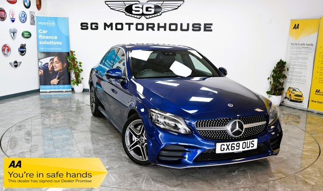 View our Mercedes-Benz C-Class 1.5 C200 MHEV EQ Boost AMG Line Saloon 4dr Petrol G-Tronic+ Euro 6 (s/s) (198 ps)