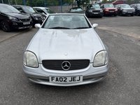 USED 2002 02 MERCEDES-BENZ SLK 2.3 SLK230 Kompressor Convertible 2dr Petrol Manual (241 g/km, 197 bhp) 