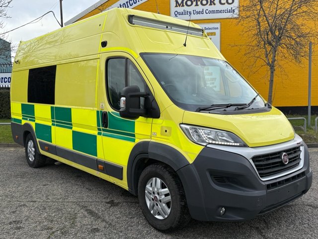 2017 67 Fiat Ducato 2.3L 174 BHP L4H3 [ AMBULANCE+REMOTE RAMP ] LOW MILES- STUNNING