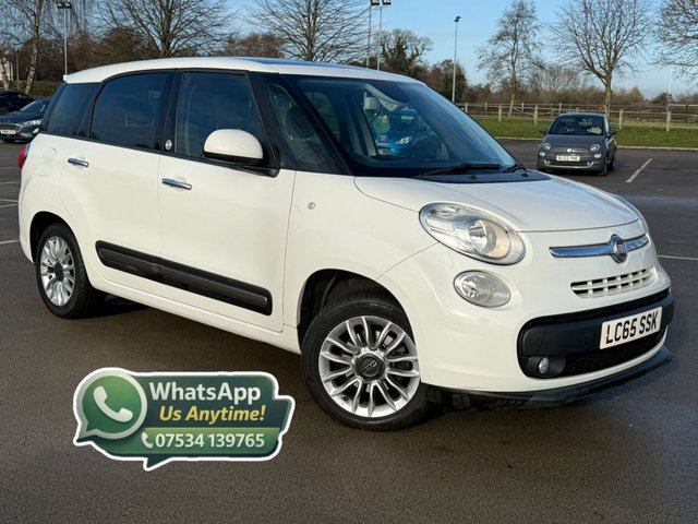 View our Fiat 500l 1.3 MultiJet Lounge MPW 5dr Diesel Dualogic Euro 6 (s/s) (7 Seat) (95 ps)
