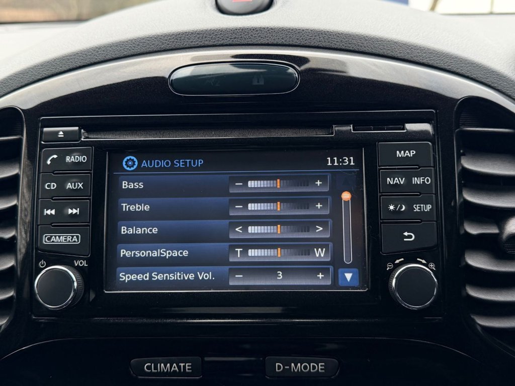 USED 2018 18 NISSAN JUKE 1.6 Bose Personal Edition SUV 5dr Petrol XTRON Euro 6 (112 ps) 7 Services|Camera|SatNav|Cruise|