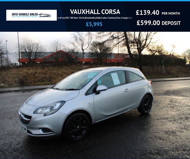 2018 VAUXHALL CORSA 2018 1.4i ecoTEC SRi Nav 2018,Bluetooth,DAB,Cruise Control,Ulez Compliant £5,995 photo