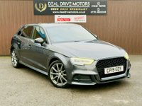 USED 2019 19 AUDI A3 1.6 TDI 30 Black Edition Sportback 5dr Diesel Manual Euro 6 (s/s) (116 ps) ULEZ | CarPlay | RS3 Grill