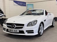 USED 2016 16 MERCEDES-BENZ SLK 2.1 SLK250d AMG Sport Convertible 2 Door Diesel G-Tronic Euro 6 (s/s) (204 ps) 10 SERVICES TO 55,671 MILES &pound;35 TAX