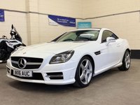 USED 2016 16 MERCEDES-BENZ SLK 2.1 SLK250d AMG Sport Convertible 2 Door Diesel G-Tronic Euro 6 (s/s) (204 ps) 10 SERVICES TO 55,671 MILES &pound;35 TAX