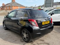 USED 2012 TOYOTA VITZ 1.3 Automatic Petrol Hatchback Black 5dr JAPANESE IMPORTED TOYOTA VITZ/ YARIS + LOW MILEAGE AUTOMATIC + CLEAN CONDITION THROUGHOUT + METALLIC BLACK COLOUR + SPEC INCLUDES ALLOY WHEELS, KEYLESS START, ELECTRIC WINDOWS AND MIRRORS, A/C, CLOTH INTERIOR, PRIVACY GLASS + 3 MONTHS WARRANTY + 12 MONTHS AA BREAKDOWN COVER INCLUDED