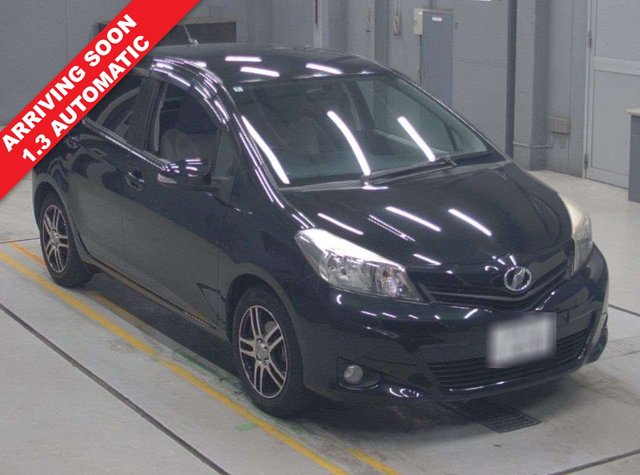 2012 TOYOTA VITZ 1.3 Automatic Petrol Hatchback Black 5dr