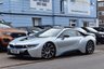 USED 2018 18 BMW I8 1.5 7.1kWh COUPE | 2dr PETROL PLUG-IN HYBRID | 4WD | 362ps |  AUTO | EDRIVE | EXTERIOR SOUD | ,HARMON KARDON | SAT NAV | ONLINE ENTERTAINMENT | COMFORT ACCESS | HEADLINGING - ANTHRACITE | INTERIOR WORLD - CARPO CARUM GREY | LEATHER TRIM | BMW ISPHERIC | 20'' TURBINE SPOKE ALLOYS | BMWi 625  BMWi 625 INCLUDES A BATTERY HEALTH CHECK CERTIFICATE