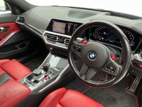 USED 2022 22 BMW M3 3.0 BiTurbo Competition Saloon 4dr Petrol Steptronic Euro 6 (s/s) (510 ps) Finished In BMW's Alpine White, This M3 Comes With Fiona Red Extended Merino Leather, Ambient Lighting, M3 Aluminated Emblem, Carbon Fibre Interior Trim, Live Cockpit Pro With Heads Up Display, Harmon Kardon Surround Sound Audio, Gloss Black Exterior Trim, Carbon Roof, Reverse Camera, Front And Rear Parking Sensors, Sun Protection Glass, Storage For Wireless Charging, 2 Keys, 12 Months MOT 3 Months Warranty. Finance And Extended Warranty Available.