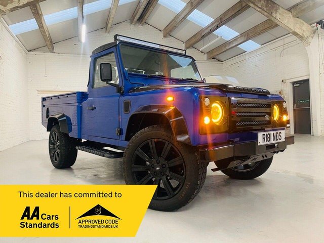 View our Land Rover Defender 110 RARE HIGH CAPACITY 110 CUSTOM PICKUP PART EXCHANGE