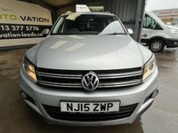 USED 2015 15 VOLKSWAGEN TIGUAN 2.0 TDI BlueMotion Tech Match SUV 5dr Diesel Manual 4WD Euro 5 (s/s) (140 ps) FRESH SERVICE 2 PRE OWNERS SAT NAV