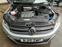 USED 2015 15 VOLKSWAGEN TIGUAN 2.0 TDI BlueMotion Tech Match SUV 5dr Diesel Manual 4WD Euro 5 (s/s) (140 ps) FRESH SERVICE 2 PRE OWNERS SAT NAV