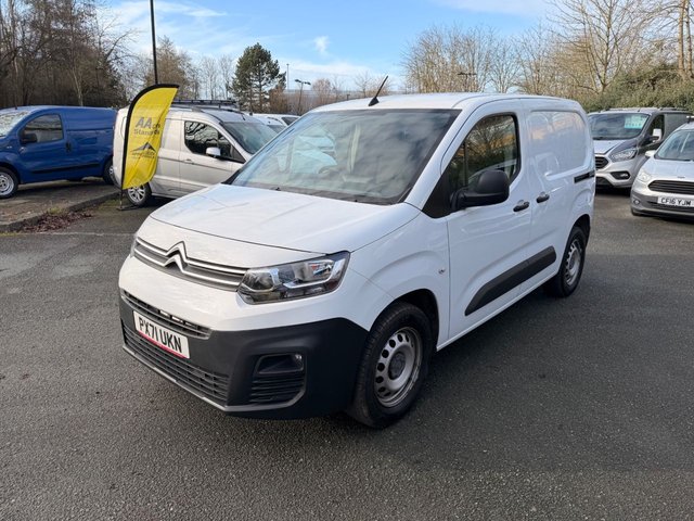 2022 71 Citroen Berlingo 1.5 BlueHDi 1000 Worker M Pro Panel Van 5dr Diesel Manual SWB Euro 6 (s/s) (100 ps)