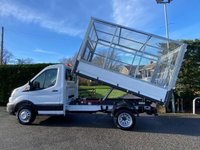 USED 2025 75 FORD TRANSIT 350 LEADER L2 DRW SINGLE CAB CAGE TIPPER 2.0 ECOBLUE 130 BHP *LARGE MEDIA SCREEN & AIR CON* High Specification Tipper With Dual Rear Wheels, Air Con, 12" Media Screen, Rear Camera, Cruise Control, One Stop Tipper Body, Fitted With Additional High Level Galvanized Enclosed Cage, Tow Pack, Roof Beacon & Seat Covers!