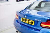 USED 2018 68 BMW 2 SERIES 2.0 218d M Sport Auto Euro 6 (s/s) 2dr BLACK EXTERIOR TRIM PACK | LCI