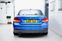 USED 2018 68 BMW 2 SERIES 2.0 218d M Sport Auto Euro 6 (s/s) 2dr BLACK EXTERIOR TRIM PACK | LCI