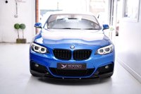 USED 2018 68 BMW 2 SERIES 2.0 218d M Sport Auto Euro 6 (s/s) 2dr BLACK EXTERIOR TRIM PACK | LCI