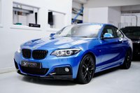 USED 2018 68 BMW 2 SERIES 2.0 218d M Sport Auto Euro 6 (s/s) 2dr BLACK EXTERIOR TRIM PACK | LCI