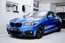 USED 2018 68 BMW 2 SERIES 2.0 218d M Sport Auto Euro 6 (s/s) 2dr BLACK EXTERIOR TRIM PACK | LCI