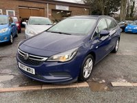 USED 2017 17 VAUXHALL ASTRA 1.6 CDTi ecoFLEX Design Sports Tourer 5dr Diesel Manual Euro 6 (s/s) (110 ps) 2 OWNER+MOT JAN 2027
