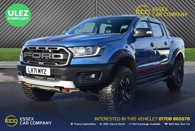 View our Ford Ranger 2.0 EcoBlue Raptor Pickup Double Cab 4dr Diesel Auto 4WD Euro 6 (s/s) (213 ps)