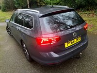 USED 2019 69 VOLKSWAGEN PASSAT 1.5 TSI EVO SEL Estate 5dr Petrol DSG Euro 6 (s/s) (150 ps)1 RETIRED OWNER SINCE 4 MONTHS OLD WITH ONLY 19,400 MILES//FULL BLACK LEATHER UPHOLSTRY+HEATED SEATS//TILT-SLIDE PANORAMIC GLASS SUNROOF//PARK CAMERA//SATNAV-APPLE-PLAY//TOWBAR[used to carry Bicycles]//LANE DISCIPLINE//ADAPTIVE CRUISE CONTROL//MULTI-FUNCTION STEERING WHEEL//ELECTRIC FOLDING MIRRORS//ADAPTIVE CRUISE CONTROL\\\\\JUST SERVICED BY US -BEAUTIFULLY KEPT Euro 6 (s/s) (150 ps)1 RETIRED OWNER SINCE 4 MONTHS OLD WITH ONLY 19,400 MILES//FULL BLACK LEATHER UPHOLSTRY+HEATED SEATS//TILT-SLIDE PANORAMIC GLASS SUNROOF//PARK CAMERA//SATNAV-APPLE-PLAY//TOWBAR[used to carry Bicycles]//LANE DISCIPLINE//ADAPTIVE CRUISE CONTROL//MULTI-FUNCTION STEERING WHEEL//ELECTRIC FOLDING MIRRORS///KEYLESS ENTRY AND START//POWER TAILGATE////ADAPTIVE CRUISE CONTROL\\JUST SERVICED BY US -BEAUTIFULLY KEPT