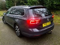 USED 2019 69 VOLKSWAGEN PASSAT 1.5 TSI EVO SEL Estate 5dr Petrol DSG Euro 6 (s/s) (150 ps)1 RETIRED OWNER SINCE 4 MONTHS OLD WITH ONLY 19,400 MILES//FULL BLACK LEATHER UPHOLSTRY+HEATED SEATS//TILT-SLIDE PANORAMIC GLASS SUNROOF//PARK CAMERA//SATNAV-APPLE-PLAY//TOWBAR[used to carry Bicycles]//LANE DISCIPLINE//ADAPTIVE CRUISE CONTROL//MULTI-FUNCTION STEERING WHEEL//ELECTRIC FOLDING MIRRORS//ADAPTIVE CRUISE CONTROL\\\\\JUST SERVICED BY US -BEAUTIFULLY KEPT Euro 6 (s/s) (150 ps)1 RETIRED OWNER SINCE 4 MONTHS OLD WITH ONLY 19,400 MILES//FULL BLACK LEATHER UPHOLSTRY+HEATED SEATS//TILT-SLIDE PANORAMIC GLASS SUNROOF//PARK CAMERA//SATNAV-APPLE-PLAY//TOWBAR[used to carry Bicycles]//LANE DISCIPLINE//ADAPTIVE CRUISE CONTROL//MULTI-FUNCTION STEERING WHEEL//ELECTRIC FOLDING MIRRORS///KEYLESS ENTRY AND START//POWER TAILGATE////ADAPTIVE CRUISE CONTROL\\JUST SERVICED BY US -BEAUTIFULLY KEPT