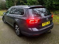 USED 2019 69 VOLKSWAGEN PASSAT 1.5 TSI EVO SEL Estate 5dr Petrol DSG Euro 6 (s/s) (150 ps)1 RETIRED OWNER SINCE 4 MONTHS OLD WITH ONLY 19,400 MILES//FULL BLACK LEATHER UPHOLSTRY+HEATED SEATS//TILT-SLIDE PANORAMIC GLASS SUNROOF//PARK CAMERA//SATNAV-APPLE-PLAY//TOWBAR[used to carry Bicycles]//LANE DISCIPLINE//ADAPTIVE CRUISE CONTROL//MULTI-FUNCTION STEERING WHEEL//ELECTRIC FOLDING MIRRORS//ADAPTIVE CRUISE CONTROL\\\\\JUST SERVICED BY US -BEAUTIFULLY KEPT Euro 6 (s/s) (150 ps)1 RETIRED OWNER SINCE 4 MONTHS OLD WITH ONLY 19,400 MILES//FULL BLACK LEATHER UPHOLSTRY+HEATED SEATS//TILT-SLIDE PANORAMIC GLASS SUNROOF//PARK CAMERA//SATNAV-APPLE-PLAY//TOWBAR[used to carry Bicycles]//LANE DISCIPLINE//ADAPTIVE CRUISE CONTROL//MULTI-FUNCTION STEERING WHEEL//ELECTRIC FOLDING MIRRORS///KEYLESS ENTRY AND START//POWER TAILGATE////ADAPTIVE CRUISE CONTROL\\JUST SERVICED BY US -BEAUTIFULLY KEPT