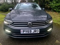 USED 2019 69 VOLKSWAGEN PASSAT 1.5 TSI EVO SEL Estate 5dr Petrol DSG Euro 6 (s/s) (150 ps)1 RETIRED OWNER SINCE 4 MONTHS OLD WITH ONLY 19,400 MILES//FULL BLACK LEATHER UPHOLSTRY+HEATED SEATS//TILT-SLIDE PANORAMIC GLASS SUNROOF//PARK CAMERA//SATNAV-APPLE-PLAY//TOWBAR[used to carry Bicycles]//LANE DISCIPLINE//ADAPTIVE CRUISE CONTROL//MULTI-FUNCTION STEERING WHEEL//ELECTRIC FOLDING MIRRORS//ADAPTIVE CRUISE CONTROL\\\\\JUST SERVICED BY US -BEAUTIFULLY KEPT Euro 6 (s/s) (150 ps)1 RETIRED OWNER SINCE 4 MONTHS OLD WITH ONLY 19,400 MILES//FULL BLACK LEATHER UPHOLSTRY+HEATED SEATS//TILT-SLIDE PANORAMIC GLASS SUNROOF//PARK CAMERA//SATNAV-APPLE-PLAY//TOWBAR[used to carry Bicycles]//LANE DISCIPLINE//ADAPTIVE CRUISE CONTROL//MULTI-FUNCTION STEERING WHEEL//ELECTRIC FOLDING MIRRORS///KEYLESS ENTRY AND START//POWER TAILGATE////ADAPTIVE CRUISE CONTROL\\JUST SERVICED BY US -BEAUTIFULLY KEPT