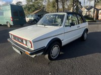 USED 1984 A VOLKSWAGEN GOLF GTI CONVERTIBLE EXCELLENT CONDITION GTI MK 1 CONVERTIBLE IN WHITE WITH PILES OF HISTORY AND ONLY 74000 MILES