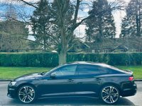 USED 2022 22 AUDI A5 2.0 TFSI 45 Black Edition Sportback 5dr Petrol S Tronic quattro Euro 6 (s/s) (265 ps) +C&S SOUND+B&O+FASH+CAMERA