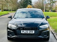 USED 2022 22 AUDI A5 2.0 TFSI 45 Black Edition Sportback 5dr Petrol S Tronic quattro Euro 6 (s/s) (265 ps) +C&S SOUND+B&O+FASH+CAMERA