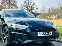 USED 2022 22 AUDI A5 2.0 TFSI 45 Black Edition Sportback 5dr Petrol S Tronic quattro Euro 6 (s/s) (265 ps) +C&S SOUND+B&O+FASH+CAMERA