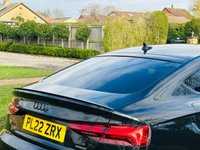 USED 2022 22 AUDI A5 2.0 TFSI 45 Black Edition Sportback 5dr Petrol S Tronic quattro Euro 6 (s/s) (265 ps) +C&S SOUND+B&O+FASH+CAMERA
