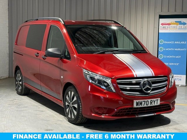 View our Mercedes-Benz Vito 2.0 119 CDI Sport Crew Van Double Cab 5dr Diesel G-Tronic RWD L1 Euro 6 (s/s) (190 ps)