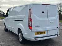 USED 2023 23 FORD TRANSIT CUSTOM 2.0 300 EcoBlue Limited Panel Van 5dr Diesel Manual L2 H1 Euro 6 (s/s) (130 ps) 
