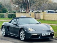 USED 2016 16 PORSCHE 718 BOXSTER 2.0T Convertible 2dr Petrol PDK Euro 6 (s/s) (300 ps) LOW MILES+SAT NAV+7K EXTRAS