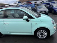 USED 2018 18 FIAT 500 1.2 Petrol, Lounge Edition, Hatchback, 3 Door, Manual, Euro 6. FULL 12 MONTH MOT WITH EVERY CAR