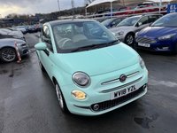 USED 2018 18 FIAT 500 1.2 Petrol, Lounge Edition, Hatchback, 3 Door, Manual, Euro 6. FULL 12 MONTH MOT WITH EVERY CAR