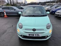 USED 2018 18 FIAT 500 1.2 Petrol, Lounge Edition, Hatchback, 3 Door, Manual, Euro 6. FULL 12 MONTH MOT WITH EVERY CAR