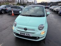 USED 2018 18 FIAT 500 1.2 Petrol, Lounge Edition, Hatchback, 3 Door, Manual, Euro 6. FULL 12 MONTH MOT WITH EVERY CAR