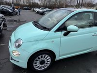 USED 2018 18 FIAT 500 1.2 Petrol, Lounge Edition, Hatchback, 3 Door, Manual, Euro 6. FULL 12 MONTH MOT WITH EVERY CAR