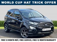 USED 2022 72 FORD ECOSPORT 1.0T EcoBoost GPF ST-Line SUV 5dr Petrol Manual Euro 6 (s/s) (125 ps) One Owner From New FSH
