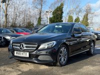 USED 2018 18 MERCEDES-BENZ C-CLASS 2.1 C220d Sport (Premium) Saloon 4dr Diesel G-Tronic+ Euro 6 (s/s) (170 ps) 
