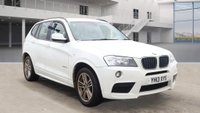 USED 2013 13 BMW X3 2.0 20d M Sport SUV 5dr Diesel Auto xDrive Euro 5 (s/s) (184 ps) 