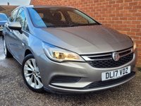 USED 2017 17 VAUXHALL ASTRA 1.4i Turbo Design Hatchback 5dr Petrol Manual Euro 6 (125 ps) LOW MILES, EXCELLENT CONDITION