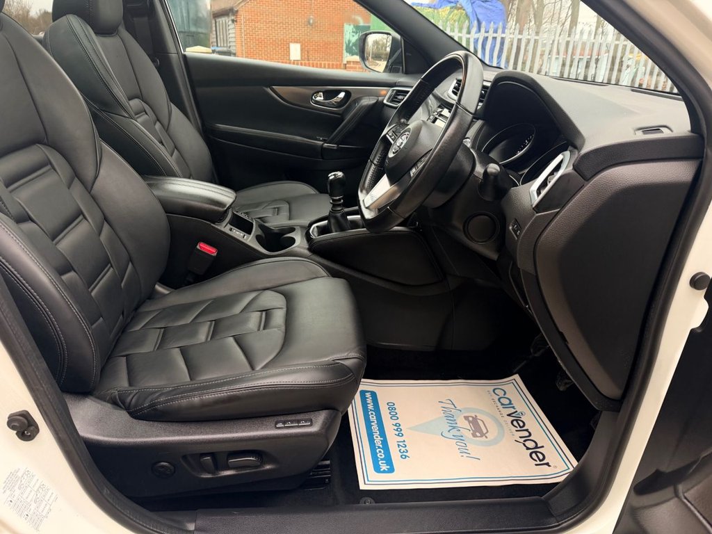 USED 2019 19 NISSAN QASHQAI 1.3 DIG-T Tekna+ SUV 5dr Petrol Manual Euro 6 (s/s) (140 ps) Roof|SatNav|H.Seats|CarPlay|360 View Camera|