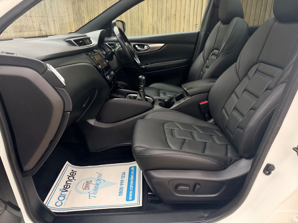 USED 2019 19 NISSAN QASHQAI 1.3 DIG-T Tekna+ SUV 5dr Petrol Manual Euro 6 (s/s) (140 ps) Roof|SatNav|H.Seats|CarPlay|360 View Camera|